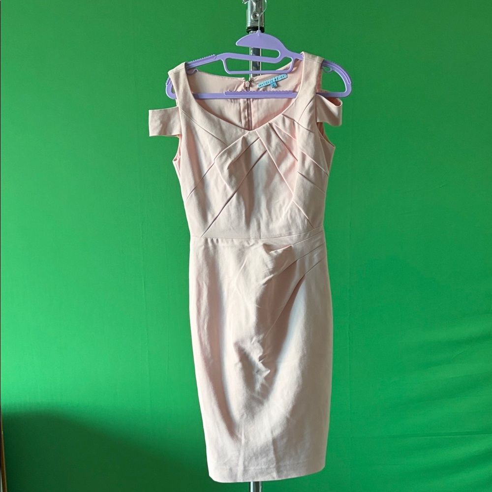 ANTONIO MELANI Light Pink Midi Dress